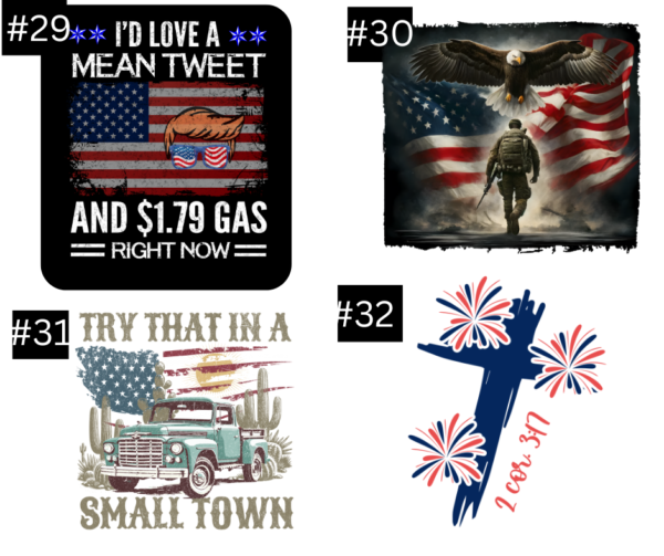 Patriotic Designs T-shirts - Image 9