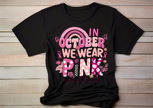 In October we wear pink