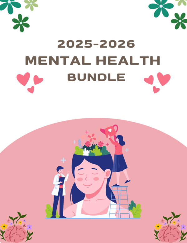 Digital 2025-2026 Mental Health Bundle Planner