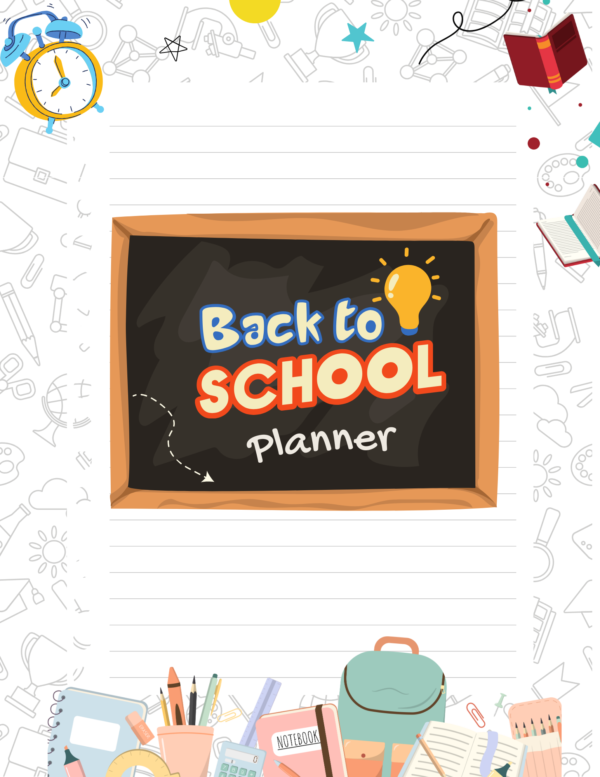 Digital Back To School Planner 2025