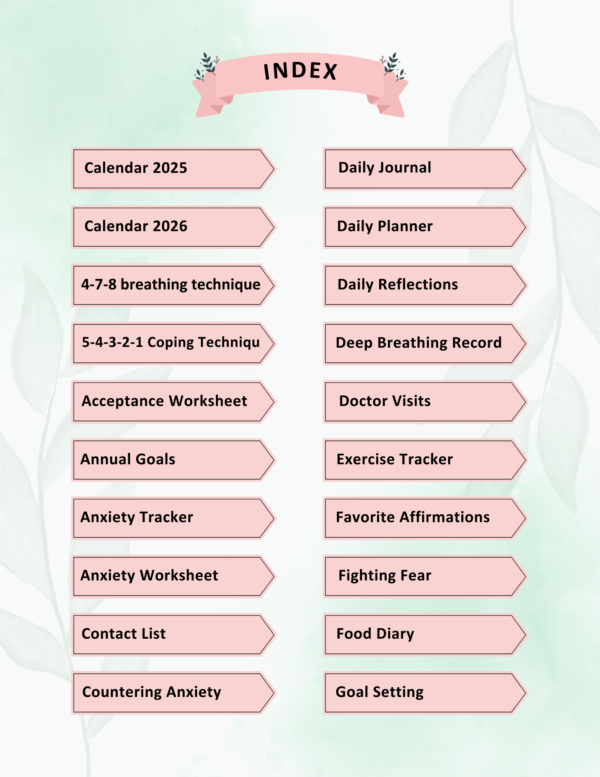 Digital 2025-2026 Mental Health Bundle Planner - Image 2