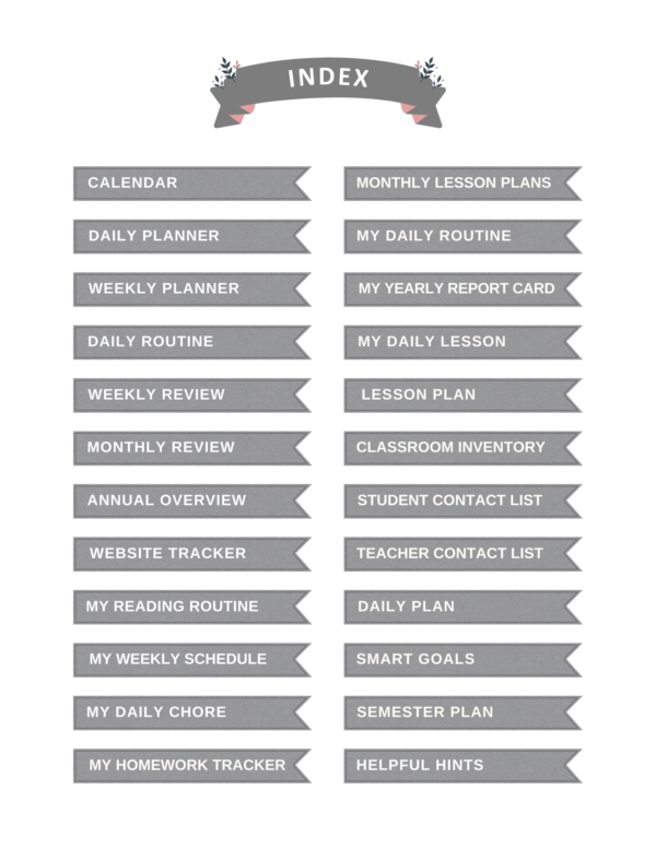 Digital 2025 Teacher Planner - Image 3