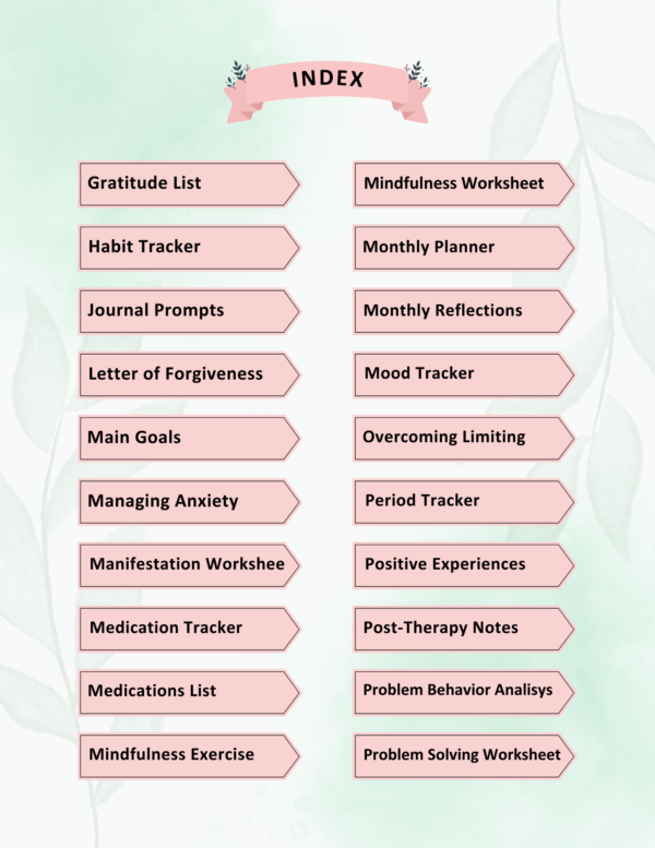 Digital 2025-2026 Mental Health Bundle Planner - Image 3