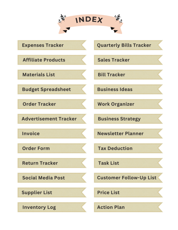 Digital 2025 Side Hustle Planner - Image 3