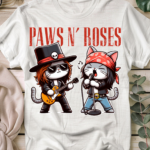 Paw N Roses shirt