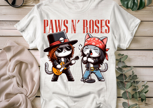 Paw N Roses shirt