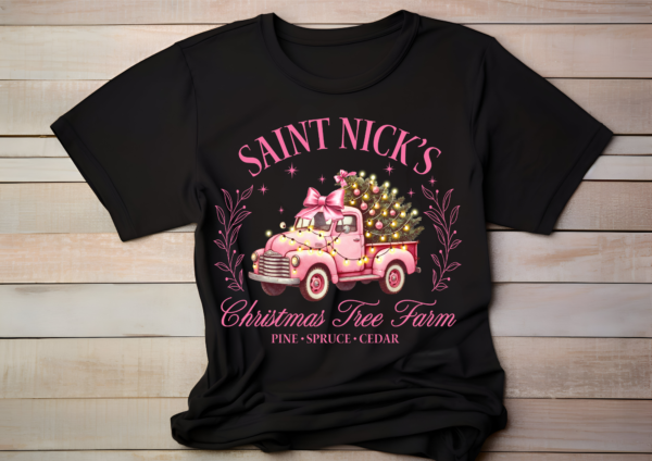 Saint Nicks Christmas tree farm shirt