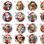 Christmas Animals Keychains Collection