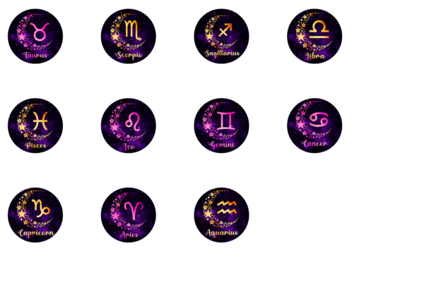 Zodiac Signs Keychains - Image 2